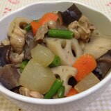 鶏もも肉と根菜の甘辛旨煮♪